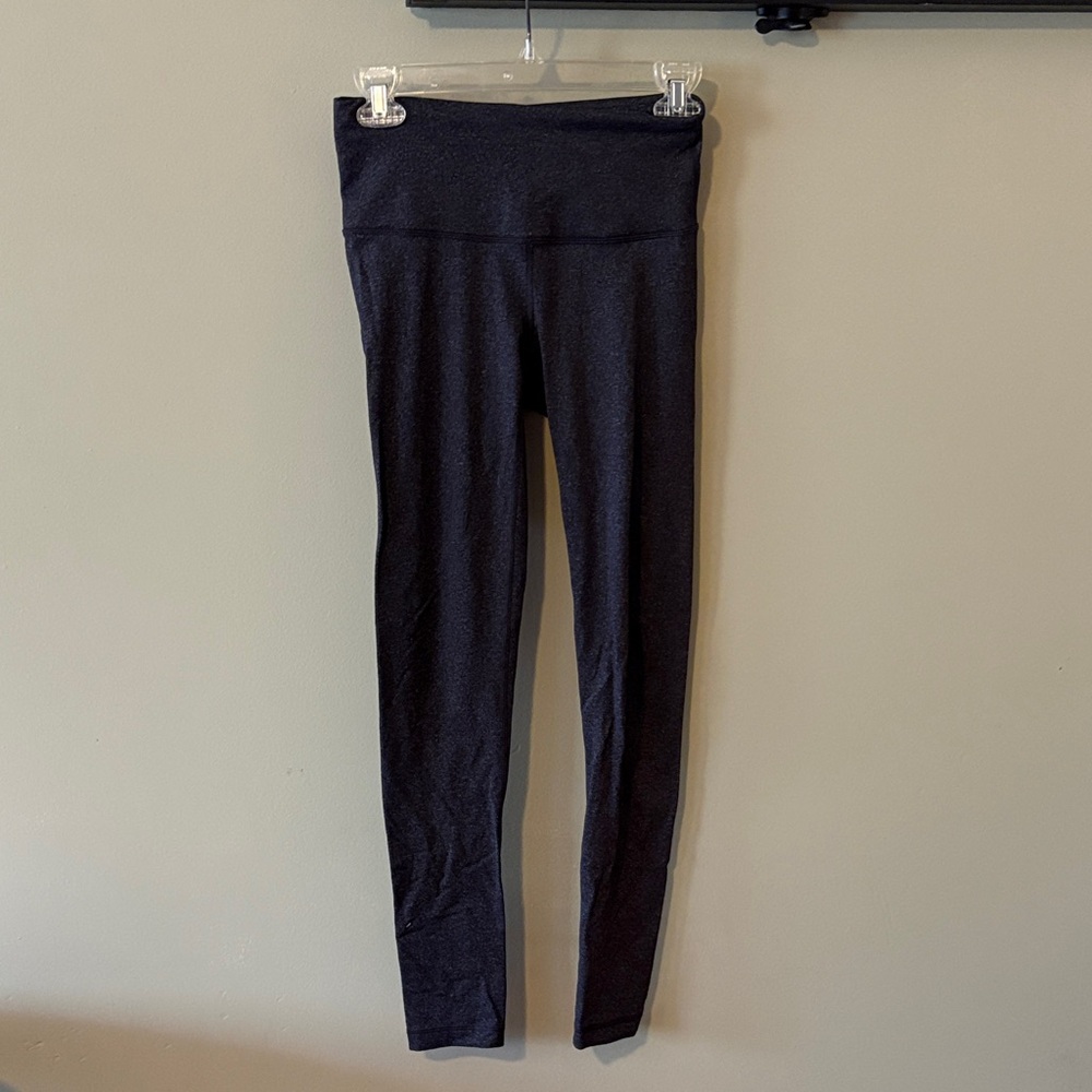 90 Degree By Reflex Dark Heather Gray Yoga Leggings